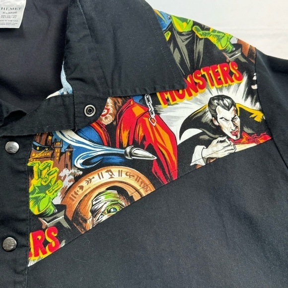 Hemet Hollywood Monsters Short Sleeve Shirt - Picture 3 of 8